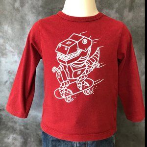 18-24mo Robot Dino Graphic Tee